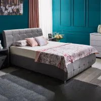 Кровать Ambianta Samba 140 x 200 см/ ЛДСП/ Grey