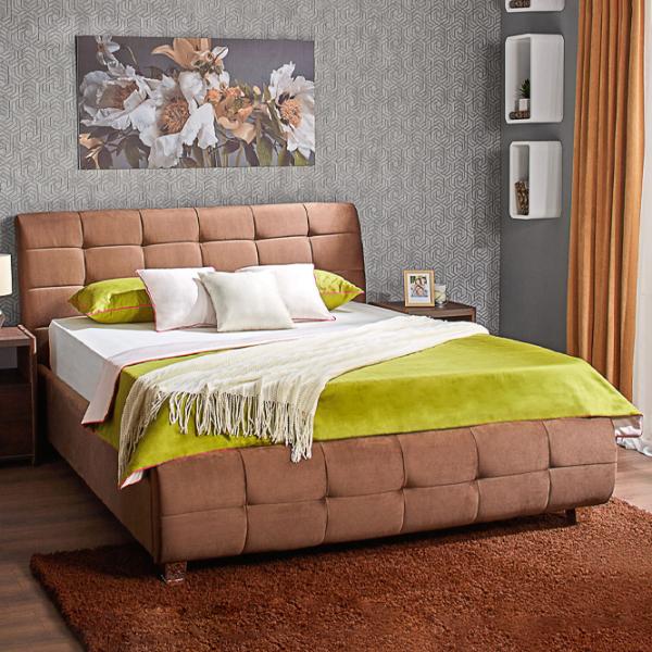 Кровать Ambianta Samba 140 x 200 см/ ЛДСП/ Maro photo 1