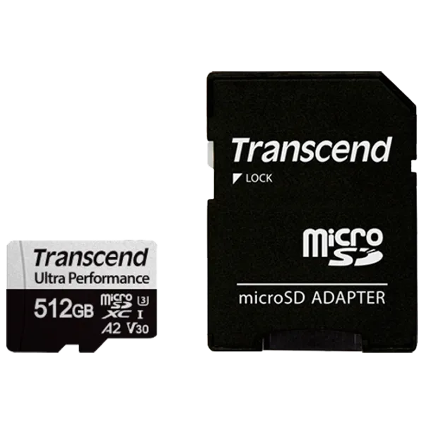 Карта памяти Transcend MicroSD Card 512 ГБ MicroSD/ Class10 photo 1