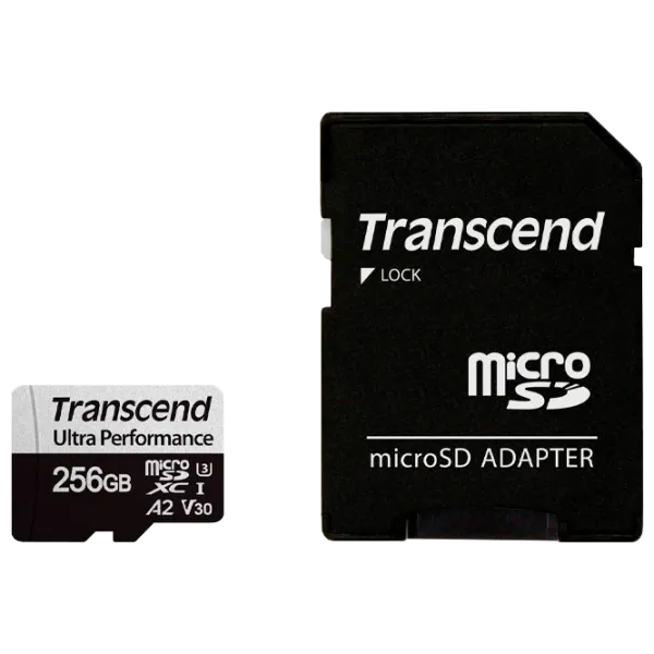 Карта памяти Transcend MicroSD Card 256 ГБ MicroSD/ Class10 photo 1