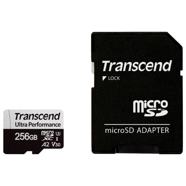 Карта памяти Transcend MicroSD Card 256 ГБ MicroSD/ Class10 photo 1