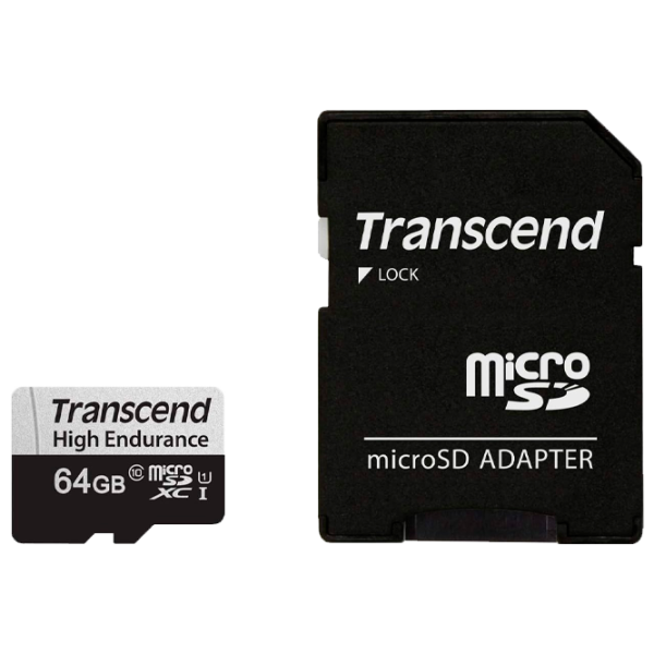 Карта памяти Transcend MicroSD Card 64 ГБ MicroSD/ Class10 photo 1