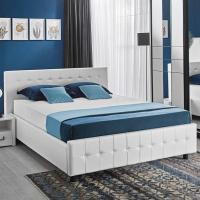 Кровать Ambianta Rio 160 x 200 см/ ЛДСП/ Белый | ENTER.ONLINE