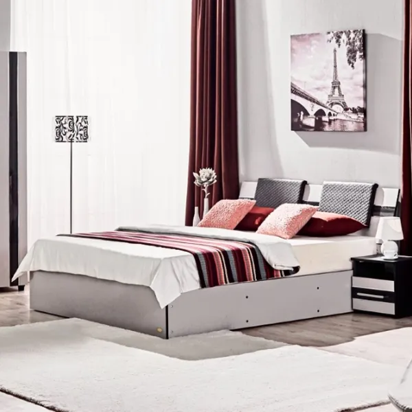 Кровать Ambianta Fenix 160 x 200 см/ Массив/ Серый photo 1 Кровать Ambianta Fenix 160 x 200 см/ Массив/ Серый photo 1