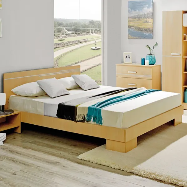 Кровать Ambianta Bravo 160 x 200 см / ЛДСП / Cremona photo 1