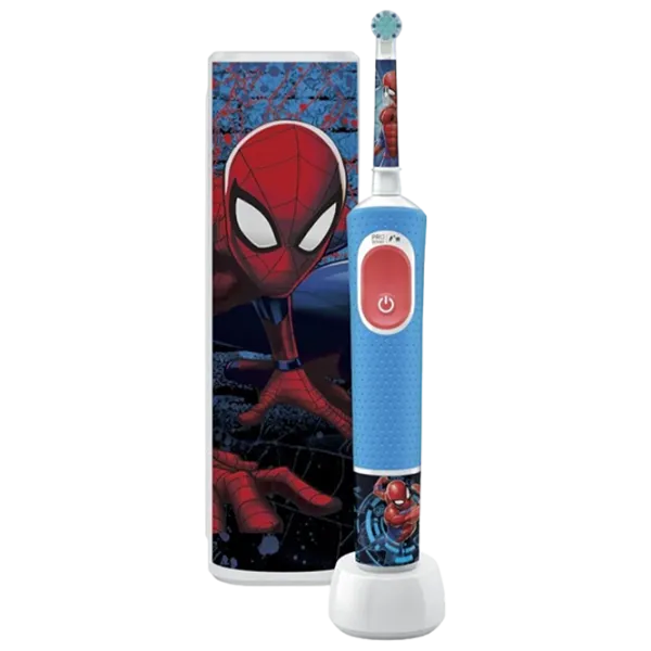Periuță de dinți electrică Braun Kids Vitality PRO D103 Spiderman 2D/ Blue photo 1