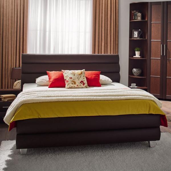 Кровать Ambianta Inter-3 180 x 200 см/ ЛДСП/ Maro photo 1 Кровать Ambianta Inter-3 180 x 200 см/ ЛДСП/ Maro photo 1