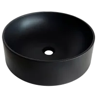 Умывальник Sandonna Circle 440 Круглая/ над прилавком/ Черный