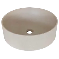 Умывальник Sandonna Circle 440 Круглая/ над прилавком/ Бежевый