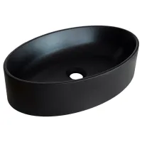 Умывальник Sandonna Arondi 500 Овальная/ над прилавком/ Черный