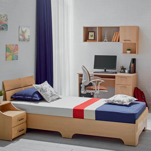 Детская кровать Ambianta Inter-Star 120 x 200 см / ЛДСП / Cremona photo 1 Детская кровать Ambianta Inter-Star 120 x 200 см / ЛДСП / Cremona photo 1