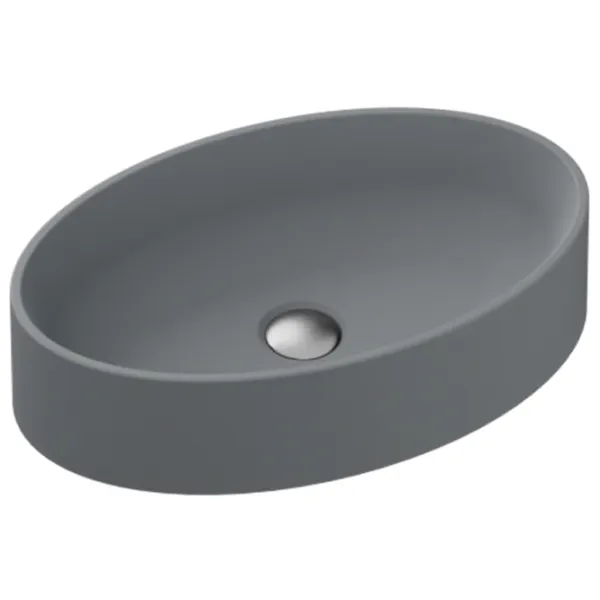 Lavoar Sandonna Arondi 500 Oval/ deasupra blatului/ Gray photo 1