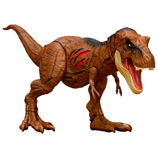 Figurină Mattel Jurassic World Extreme Damage T-Rex 4+/ Brown photo 1 Figurină Mattel Jurassic World Extreme Damage T-Rex 4+/ Brown photo 1