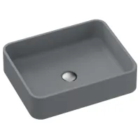 Умывальник Sandonna Niva 500 Прямоугольная/ над прилавком/ Серый