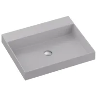 Умывальник Sandonna Sencillo 600 Прямоугольная/ над прилавком/ Бежевый