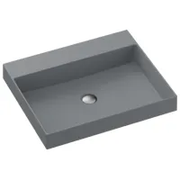 Lavoar Sandonna Sencillo 600 Dreptunghiular/ deasupra blatului/ Gray