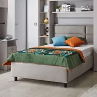 Pat pentru copii Ambianta Amigo 160 x 200 cm/ PAL/ Gray