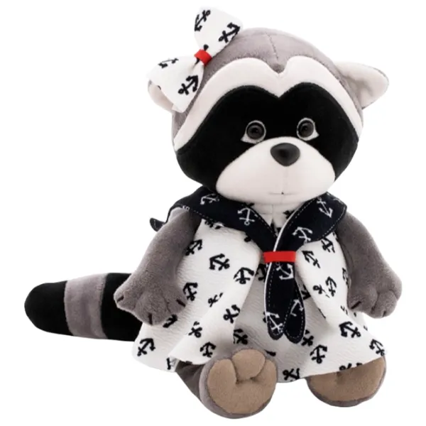 Jucărie moale Orange Toys Daisy the Raccoon Sailor-girl 4752218010109 3+/ Grey photo 1