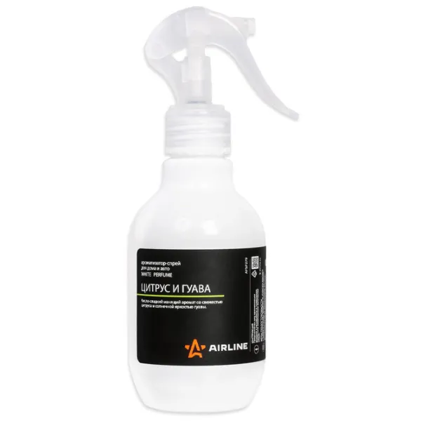 Ароматизатор для авто Airline Perfume WHITE Цитрусовые и гуава/ 250 мл/ спрей photo 1 Ароматизатор для авто Airline Perfume WHITE Цитрусовые и гуава/ 250 мл/ спрей photo 1