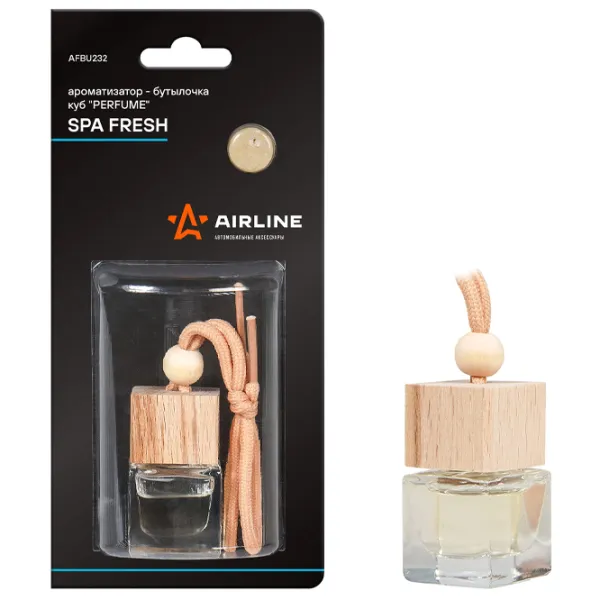 Ароматизатор для авто Airline Perfume Спа свежий/ 6 мл/ на зеркале photo 1 Ароматизатор для авто Airline Perfume Спа свежий/ 6 мл/ на зеркале photo 1