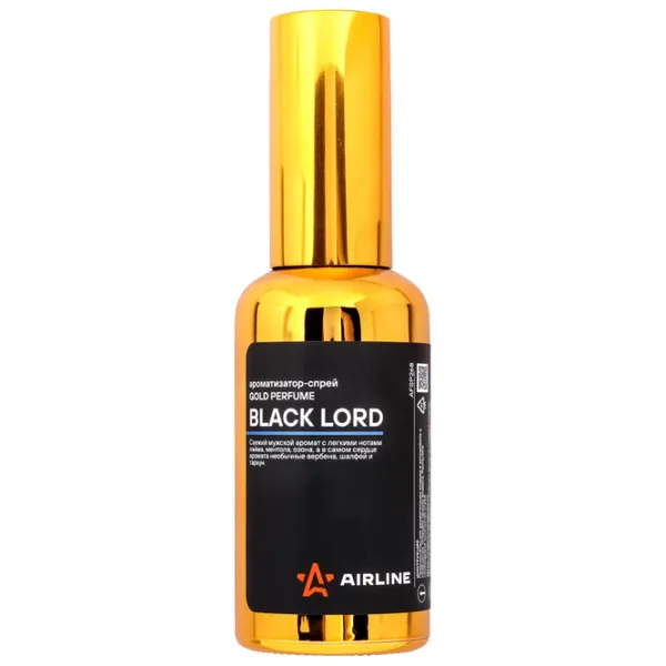 Ароматизатор для авто Airline Perfume GOLD Черный лорд/ 60 мл/ спрей photo 1 Ароматизатор для авто Airline Perfume GOLD Черный лорд/ 60 мл/ спрей photo 1