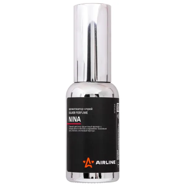 Ароматизатор для авто Airline Perfume SILVER Нина/ 30 мл/ спрей photo 1