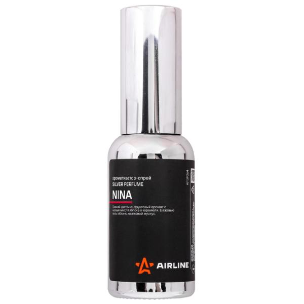 Ароматизатор для авто Airline Perfume SILVER Нина/ 30 мл/ спрей photo 1