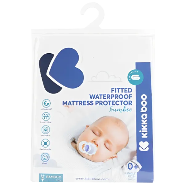 Наматрасник Kikka Boo fitted 31105030010 60 x 120 см/ Бамбук photo 1