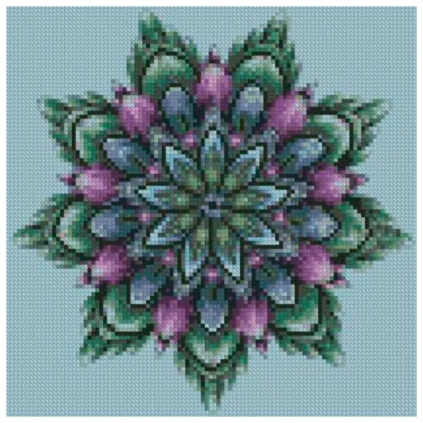 Pictură pe numere Strateg Model floral CA-0063 30 x 30 cm/ Verticală photo 1