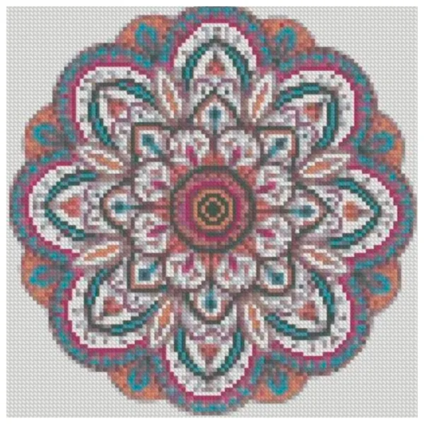Pictură pe numere Strateg Mandala CA-0065 30 x 30 cm/ Verticală photo 1