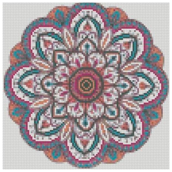 Pictură pe numere Strateg Mandala CA-0065 30 x 30 cm/ Verticală photo 1