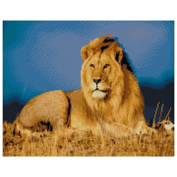 Картина по номерам Strateg Царь зверей FA10001 50 x 40 см/ Горизонтальная photo 1