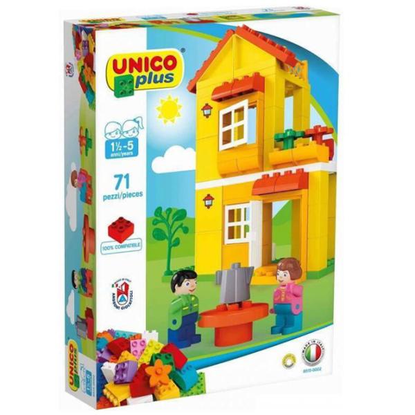 Конструктор Unico Plus AG 8515-0002 Дом/ Разноцветный photo 1