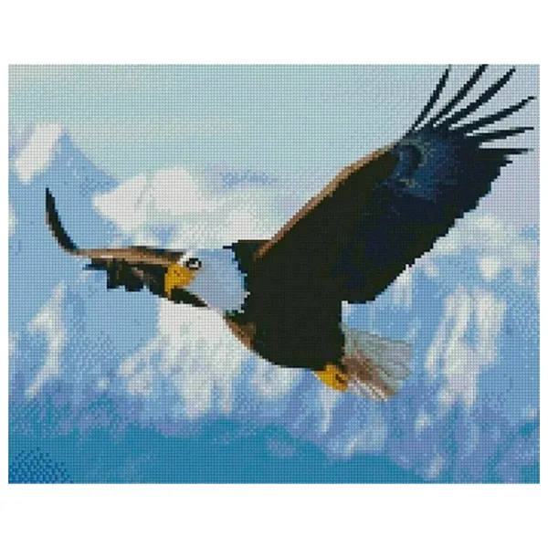 Pictură pe numere Strateg Vulturul de munte FA40090 50 x 40 cm/ Orizontală photo 1