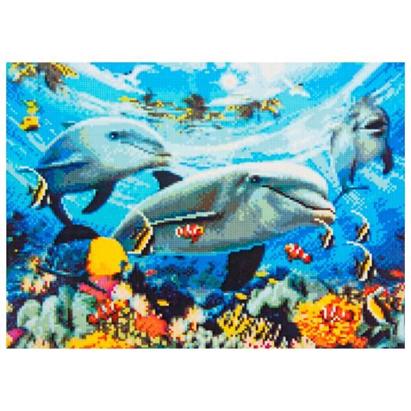 Pictură pe numere Strateg Lumea Mării FA40498 50 x 40 cm/ Orizontală photo 1