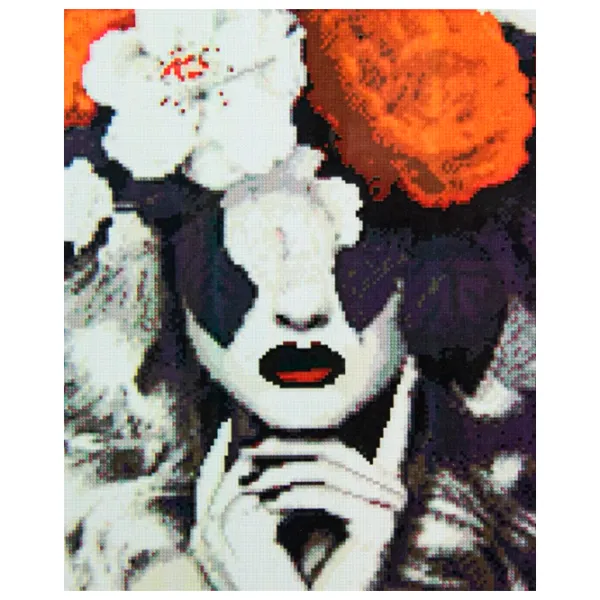 Картина по номерам Strateg Таинственная леди FA40812 50 x 40 см/ Вертикальная photo 1