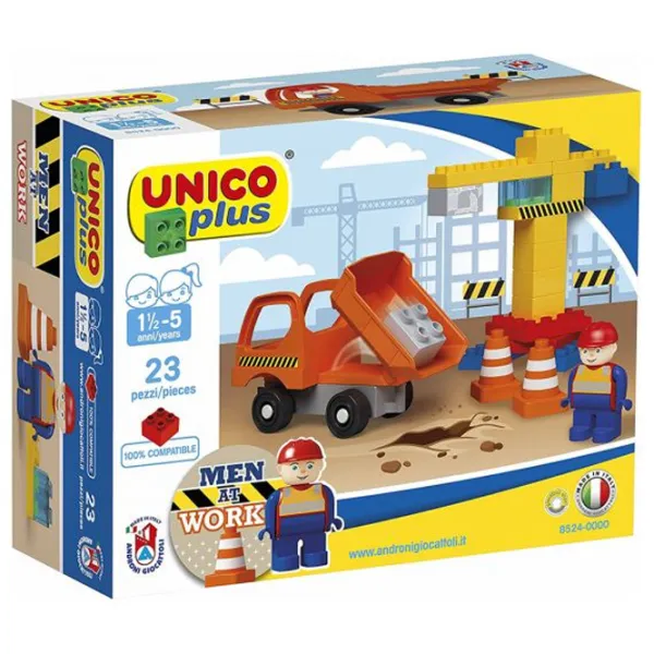 Конструктор Unico Plus AG 8524-0000 Строители/ Разноцветный photo 1 Конструктор Unico Plus AG 8524-0000 Строители/ Разноцветный photo 1