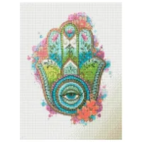 Картина по номерам Strateg Цветочный амулет HX016 40 x 30 cm/ Вертикальная