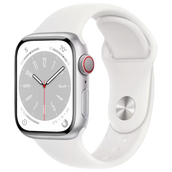 Умные часы Apple Watch Series 8 1.9"/ 41 мм/ Серебристый - Белый/ MP6M3 photo 1 Умные часы Apple Watch Series 8 1.9"/ 41 мм/ Серебристый - Белый/ MP6M3 photo 1