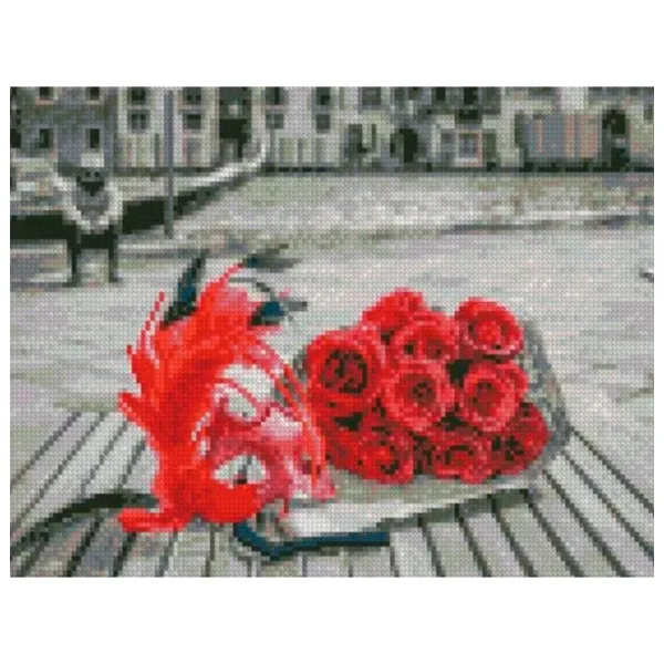 Pictură pe numere Strateg Rosu aprins HX445 50 x 40 cm/ Orizontală photo 1