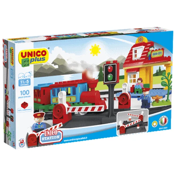 Конструктор Unico Plus AG 8541-0001 Поезд/ Разноцветный photo 1