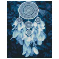 Картина по номерам Strateg Ловец снов из перьев HX448 50 x 40 км/ Вертикальная