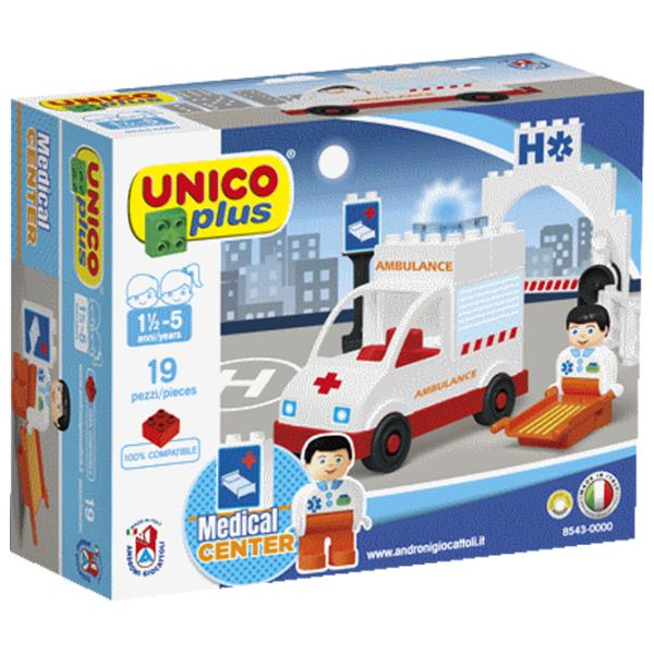 Конструктор Unico Plus AG 8543-0000 Скорая помощь/ Разноцветный photo 1