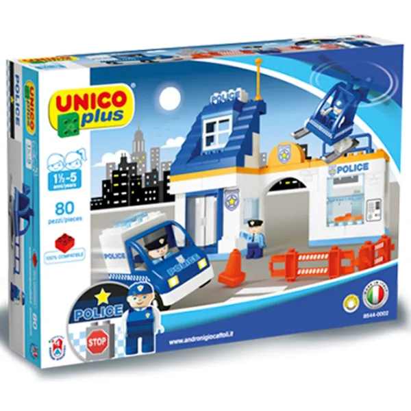 Конструктор Unico Plus AG 8544-0002 Полиция/ Разноцветный photo 1