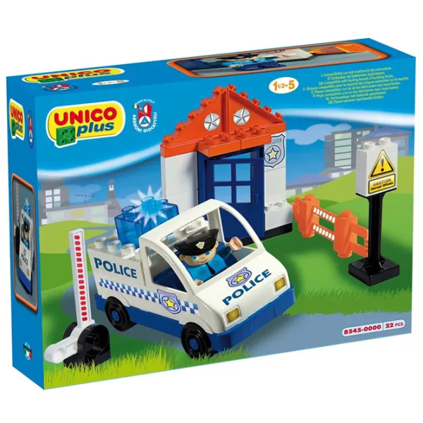 Конструктор Unico Plus AG 8545-0000 Полиция/ Разноцветный photo 1
