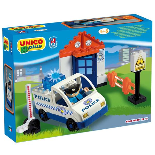Конструктор Unico Plus AG 8545-0000 Полиция/ Разноцветный photo 1