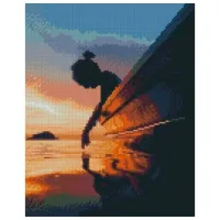 Картина по номерам Strateg Дотронуться до океана HX457 50 x 40 км/ Вертикальная