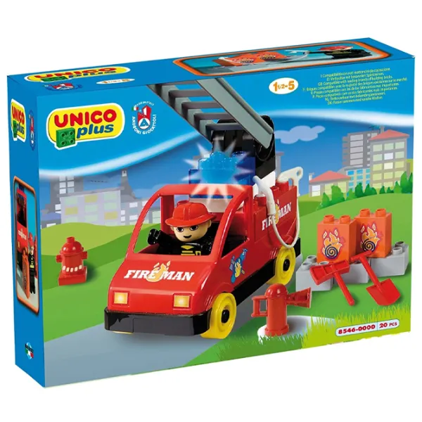 Конструктор Unico Plus AG 8546-0000 Пожарные/ Разноцветный photo 1