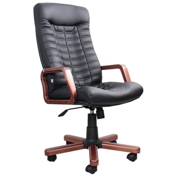 Fotoliu de birou Nowy Styl Atlant Extra Piele artificială/ Black Brown photo 1