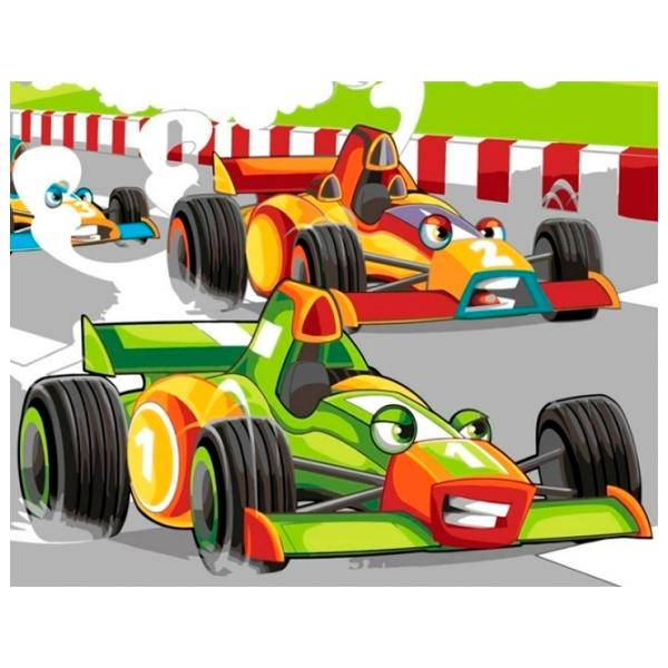 Pictură pe numere Strateg Curse nebunești SS-6453 40 x 30 cm/ Orizontală photo 1 Pictură pe numere Strateg Curse nebunești SS-6453 40 x 30 cm/ Orizontală photo 1